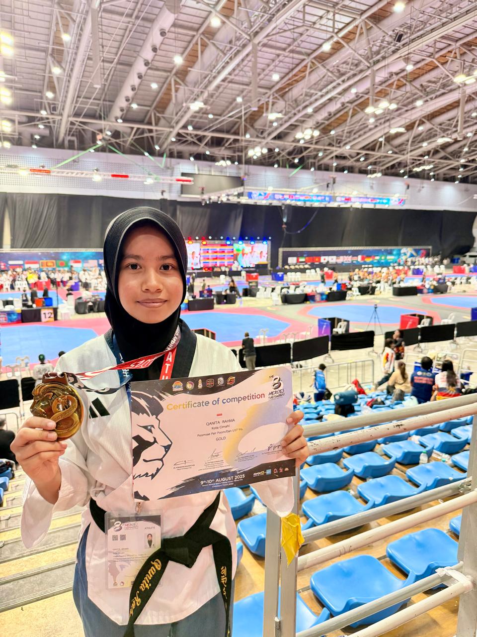 Baru Lulus dari MTsN, Qanita Rahma Langsung Harumkan Indonesia di Kancah Internasional Baru Lulus dari MTsN, Qanita Rahma Langsung Harumkan Indonesia di Kancah Internasional