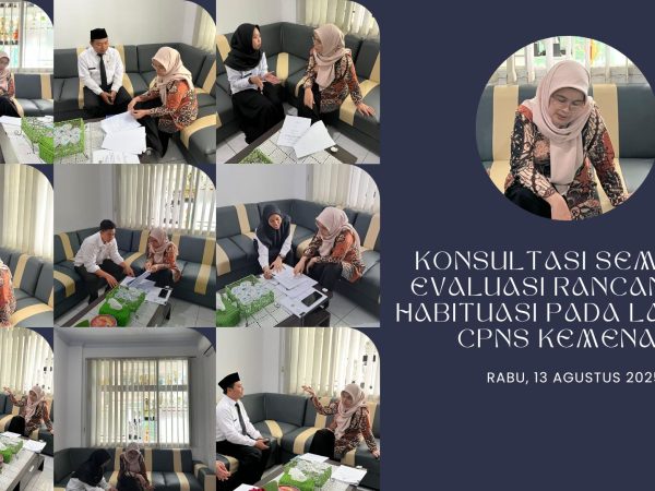 Kamad MTsN Berikan Konsultasi Seminar Evaluasi Rancangan Habituasi pada Latsar Guru CPNS