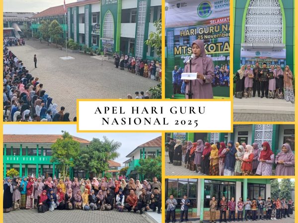 Apel Hari Guru Nasional 2025 di MTsN Kota Cimahi Berlangsung Khidmat