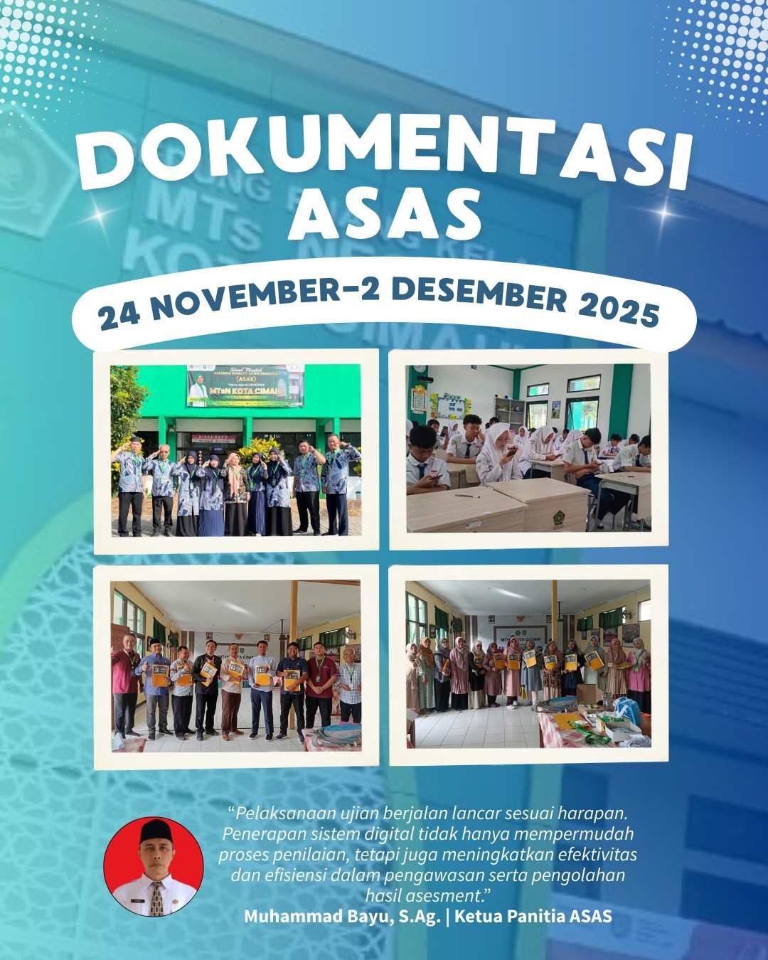 ASAS Berbasis Digital di MTsN Kota Cimahi Berjalan Lancar Diikuti 1.035 Siswa ASAS Berbasis Digital di MTsN Kota Cimahi Berjalan Lancar Diikuti 1.035 Siswa