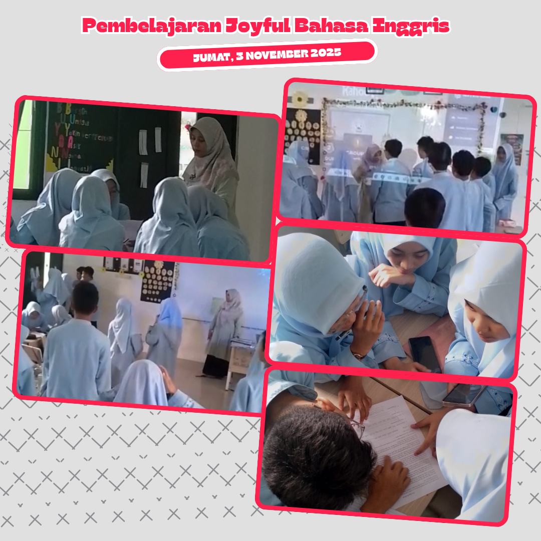 Belajar Bahasa Inggris Jadi Seru! Siti Rosidah Hadirkan Pembelajaran Joyful di Kelas 8J Belajar Bahasa Inggris Jadi Seru! Siti Rosidah Hadirkan Pembelajaran Joyful di Kelas 8J