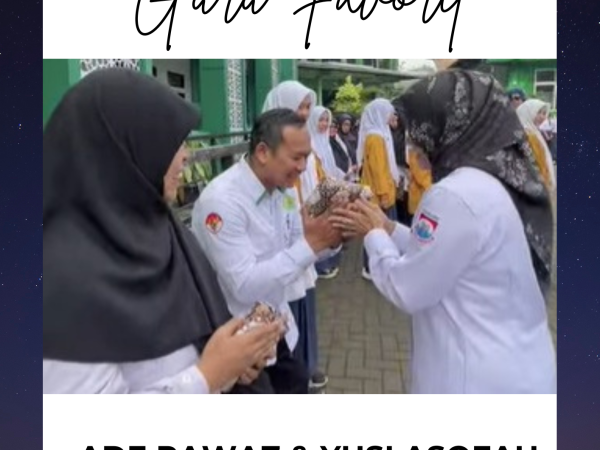 Ade Pawaz dan Yusi Asofah Terpilih Sebagai Guru Favorit Pilihan Ketua OSIS