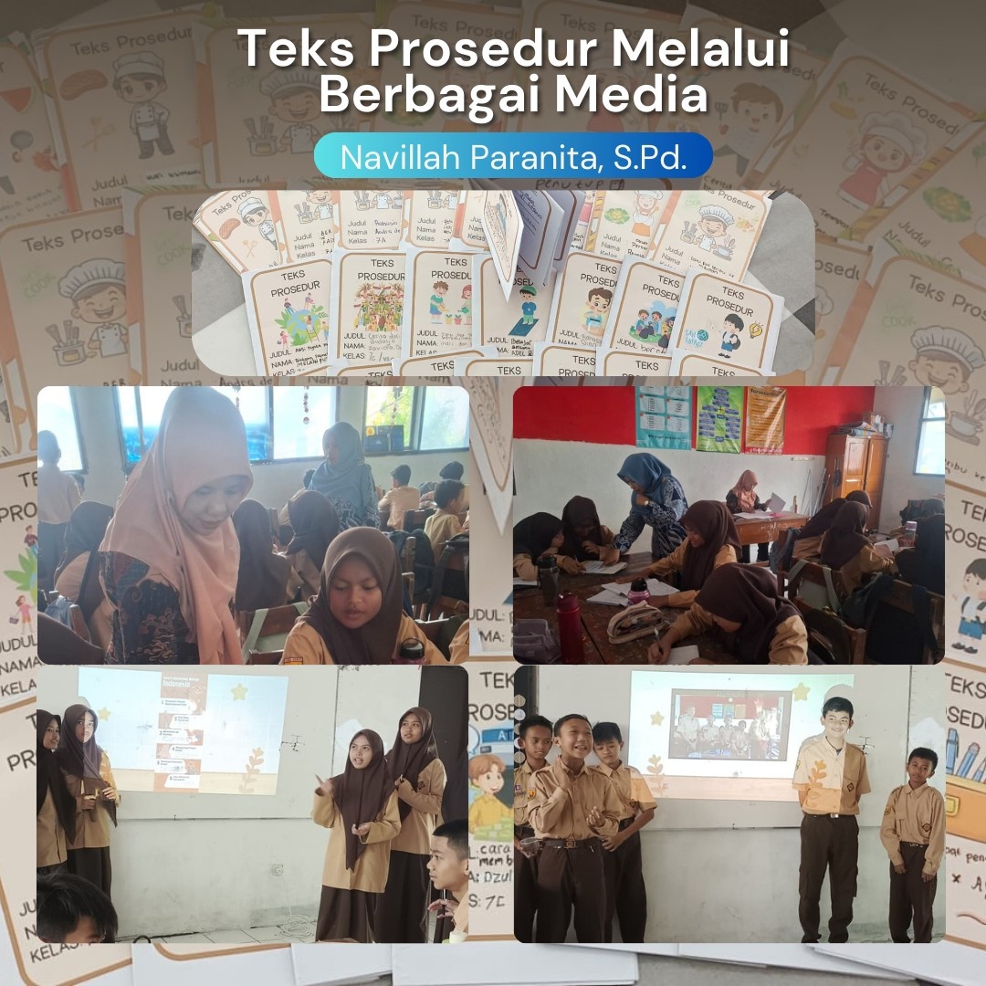 Navillah Paranita Sajikan Teks Prosedur Melalui Berbagai Media Saat Supervisi Pembelajaran di Kelas 7A Navillah Paranita Sajikan Teks Prosedur Melalui Berbagai Media Saat Supervisi Pembelajaran di Kelas 7A