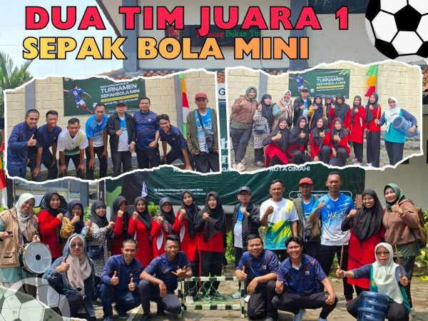 Luar Biasa! Dua Tim Putera–Puteri MTsN Sabet Juara 1 Turnamen  Sepakbola Mini (Mini Soccer)