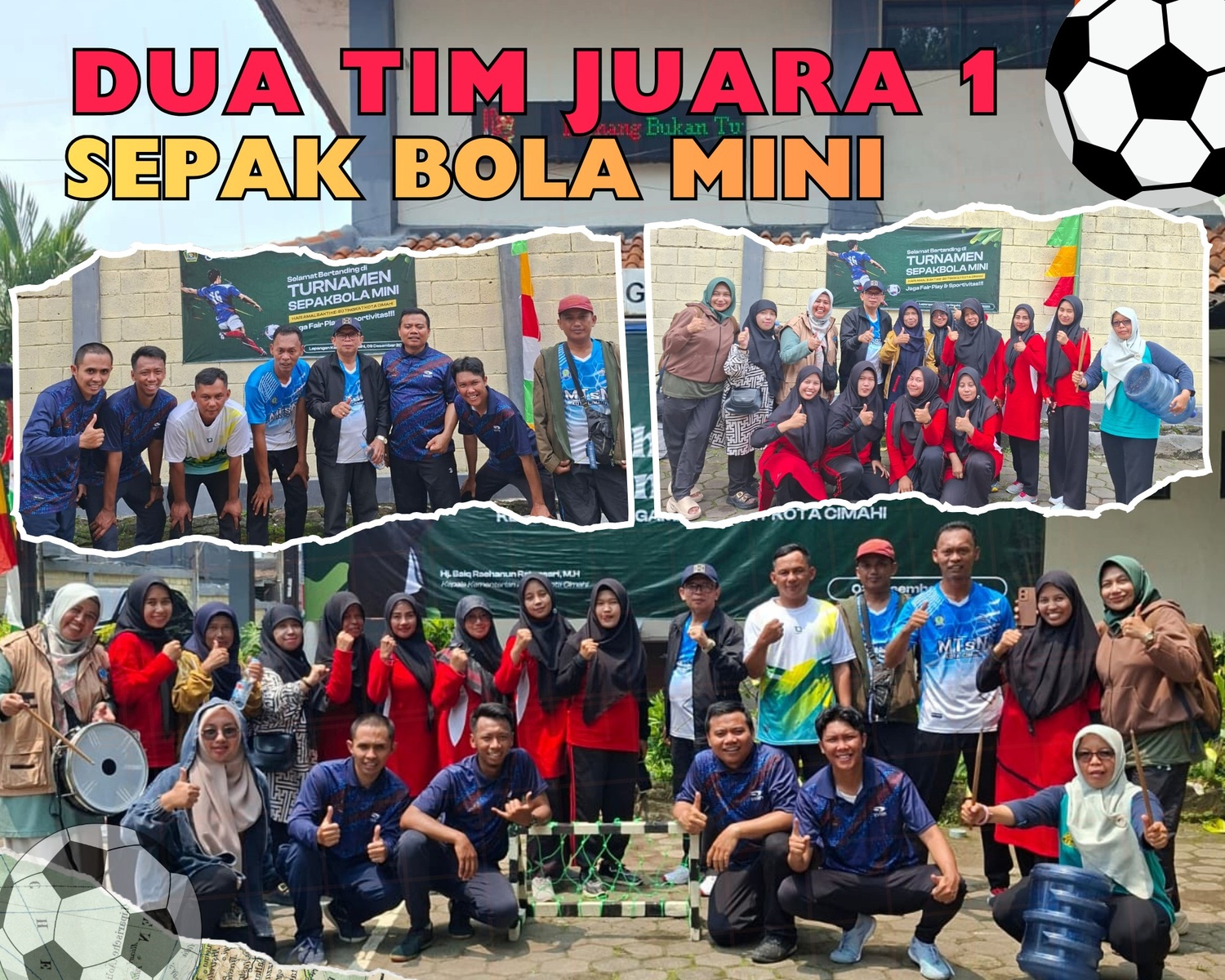 Luar Biasa! Dua Tim Putera–Puteri MTsN Sabet Juara 1 Turnamen Sepakbola Mini (Mini Soccer) Luar Biasa! Dua Tim Putera–Puteri MTsN Sabet Juara 1 Turnamen Sepakbola Mini (Mini Soccer)