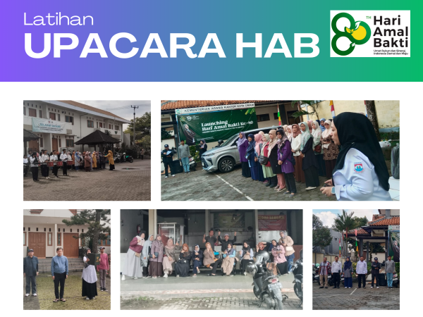 Gelar Latihan, MTsN Kota Cimahi Matangkan Persiapan Upacara HAB Ke-80 Kemenag