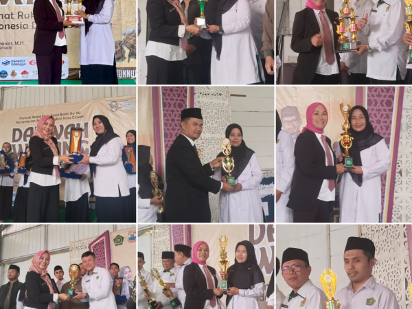 MTsN Kota Cimahi Raih 9 Penghargaan di HAB Kemenag ke-80