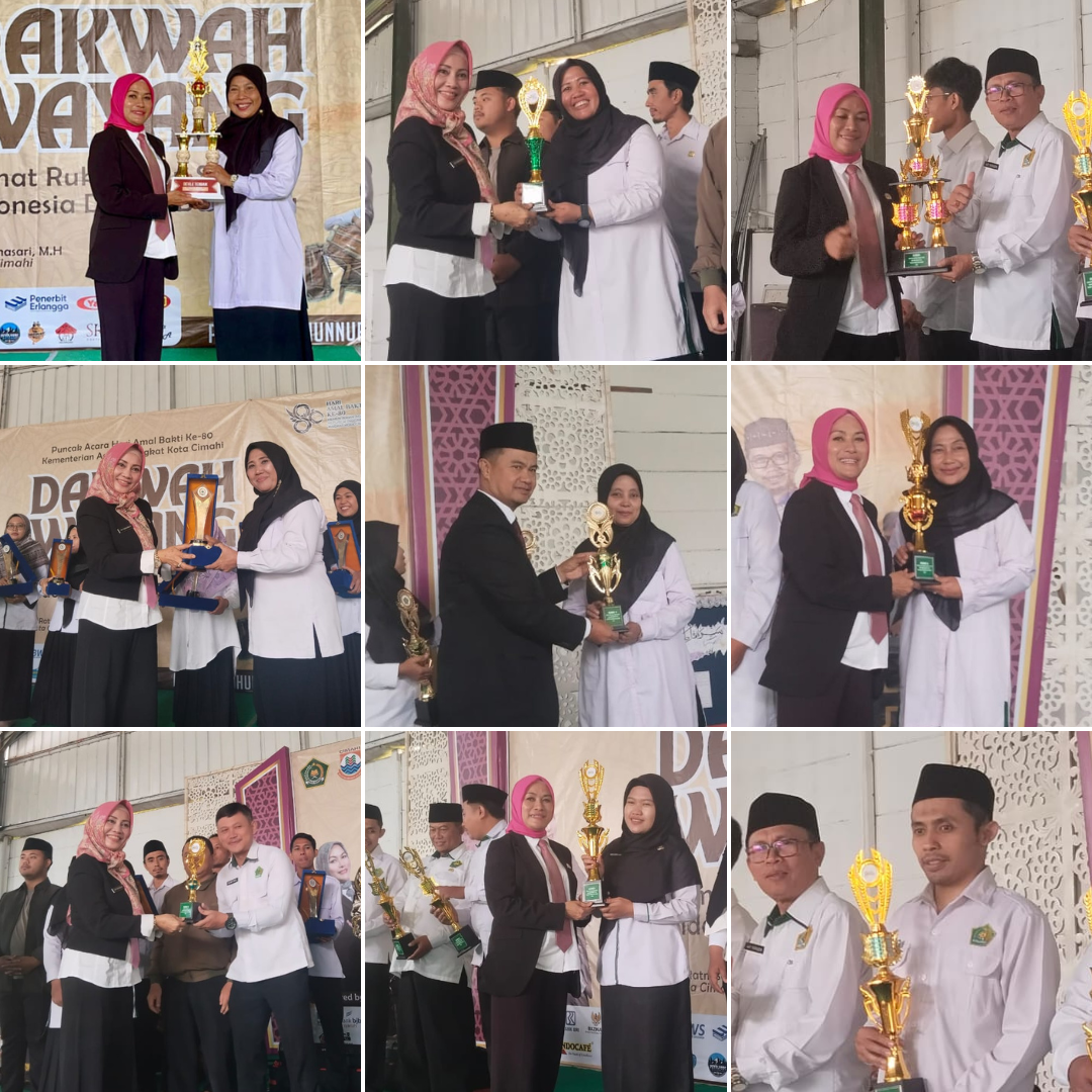 MTsN Kota Cimahi Raih 9 Penghargaan di HAB Kemenag ke-80 MTsN Kota Cimahi Raih 9 Penghargaan di HAB Kemenag ke-80