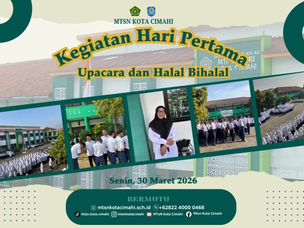 Hari Pertama Masuk Pasca Lebaran, Madrasah Gelar Halal bi Halal dan Perpisahan Penuh Haru