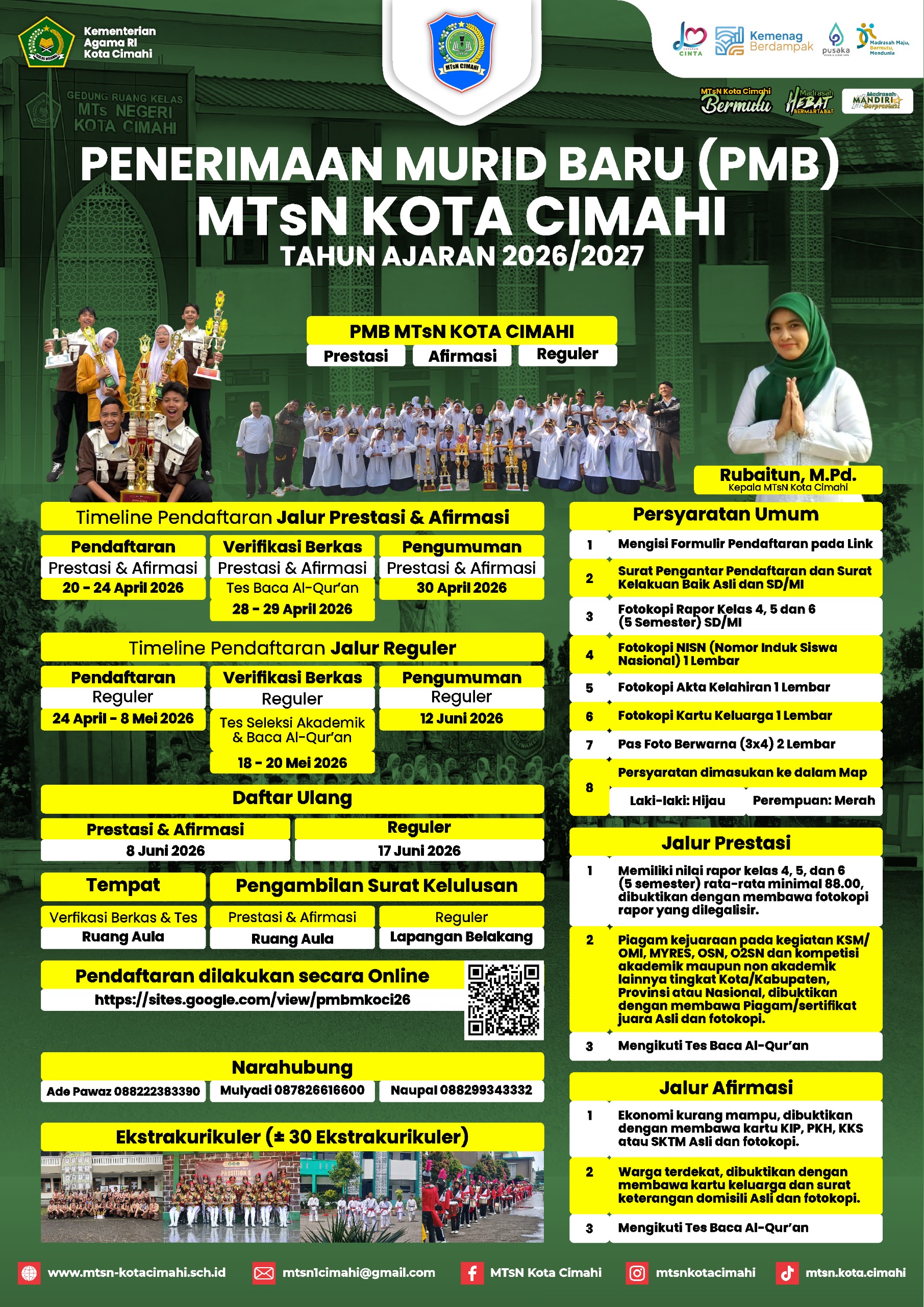📢 PMB MTsN Kota Cimahi TA 2026/2027 Dibuka 📢 PMB MTsN Kota Cimahi TA 2026/2027 Dibuka