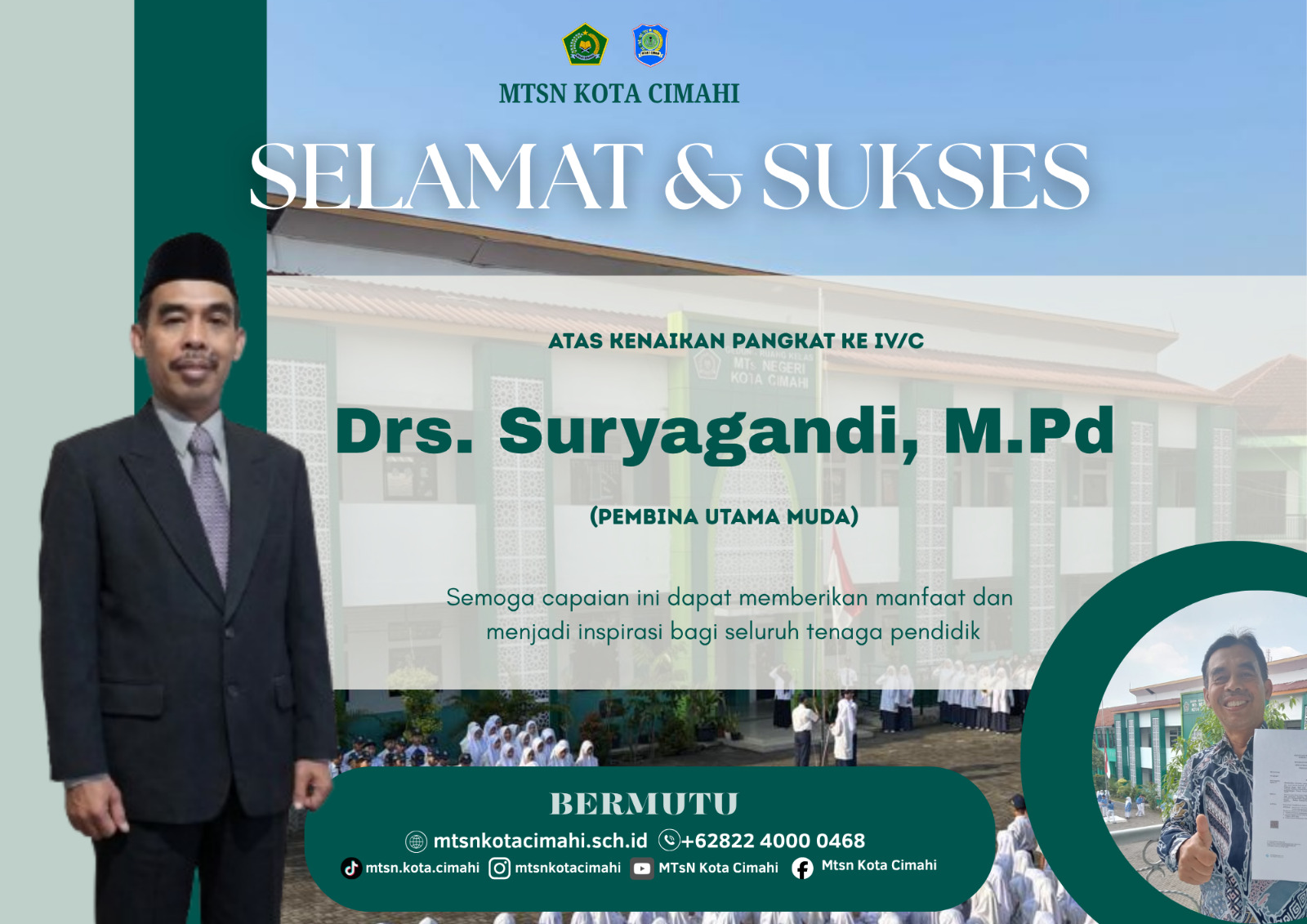 Alhamdulillah, SK Kenaikan Pangkat IV/C Terbit: Buah Perjuangan Panjang Sejak 2022 Alhamdulillah, SK Kenaikan Pangkat IV/C Terbit: Buah Perjuangan Panjang Sejak 2022