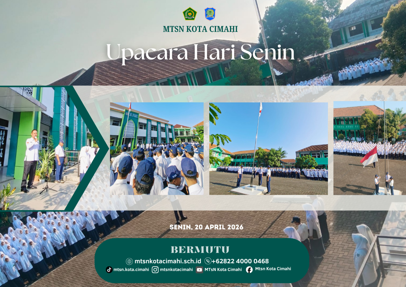 Upacara Bendera Senin Pagi: Menanamkan Kedisiplinan sebagai Pondasi Meraih Prestasi