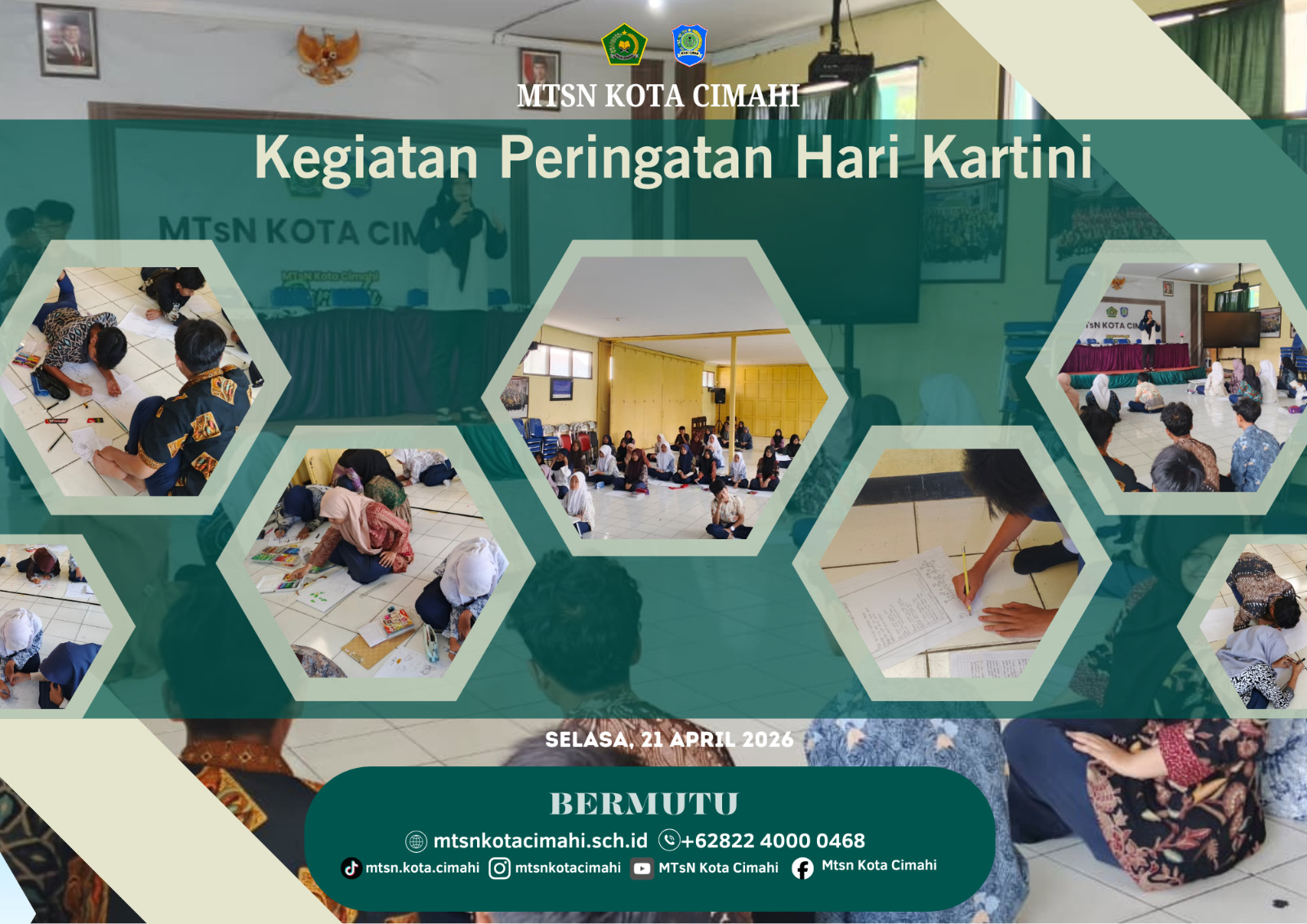 Semarak Hari Kartini 2026, MTsN Kota Cimahi Gelar Lomba dan Tumbuhkan Semangat Berkarya