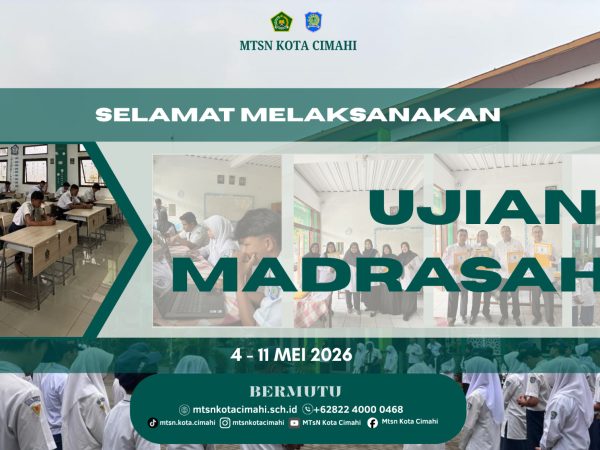 Semangat Juang Siswa Kelas 9 MTsN Kota Cimahi Warnai Pelaksanaan Ujian Madrasah 2025/2026