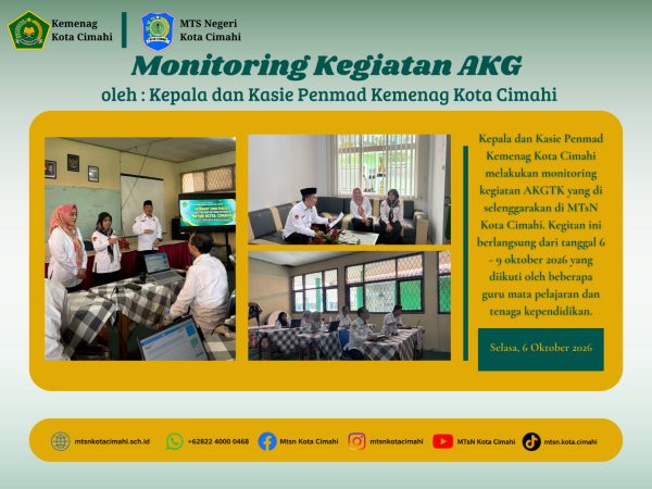 Tingkatkan Kompetensi Guru, MTsN Kota Cimahi Gelar Asesmen Kompetensi Guru dan Tenaga Kependidikan (AKGTK) 2026