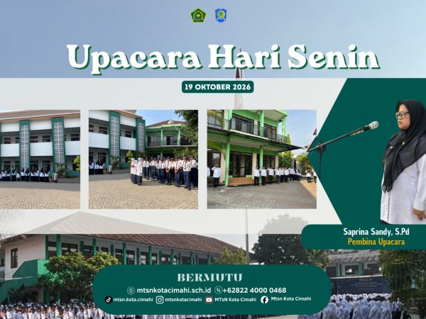 Saprina Sandy Ajak Siswa MTsN Kota Cimahi Manfaatkan Kesempatan dan Berani Memulai Kebaikan